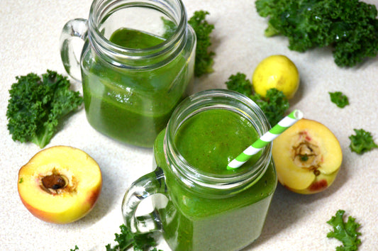 Guava Peach Green Smoothie Recipe