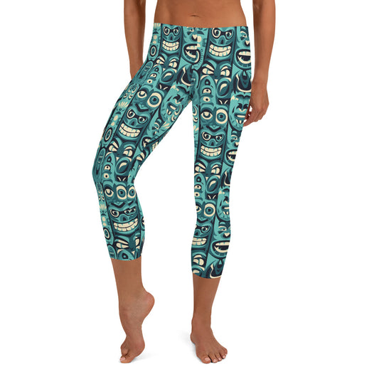 Hawaii is Calling Capri Leggings