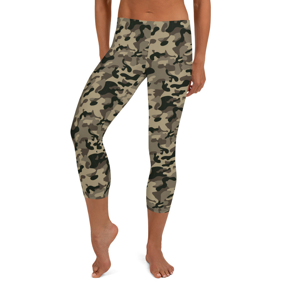 Classic Camo Capri Leggings