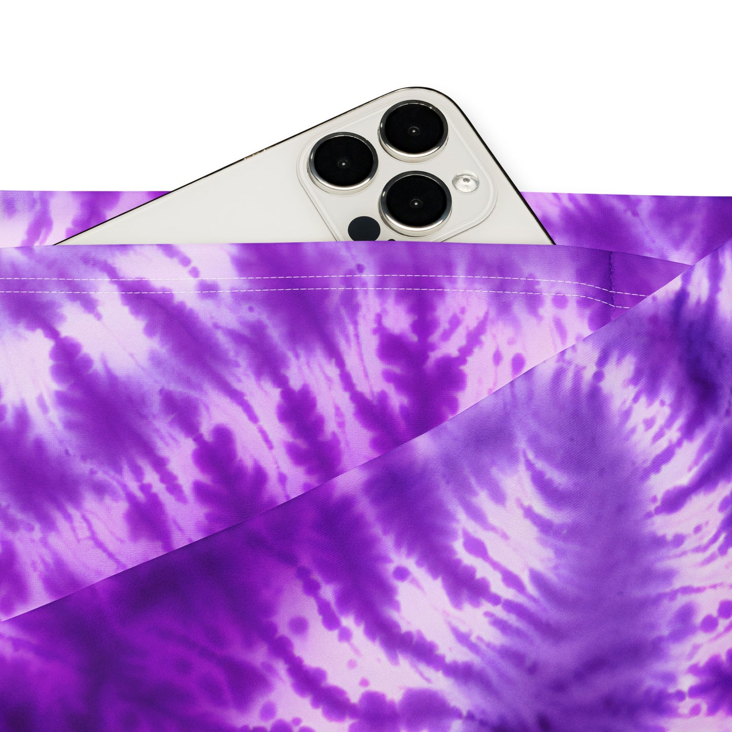 Purple Tie Dye Bell Bottom Flare leggings