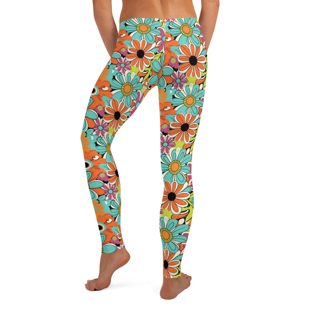 Spring Flower Vibes Leggings