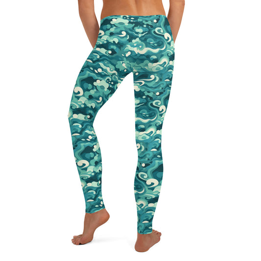 Ocean Waves Leggings