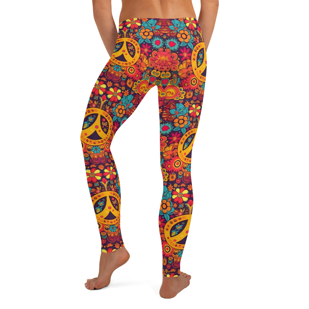 Peace & Be Hippie Leggings