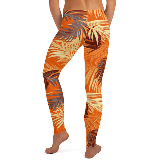 Sunny Palm Paradise Leggings