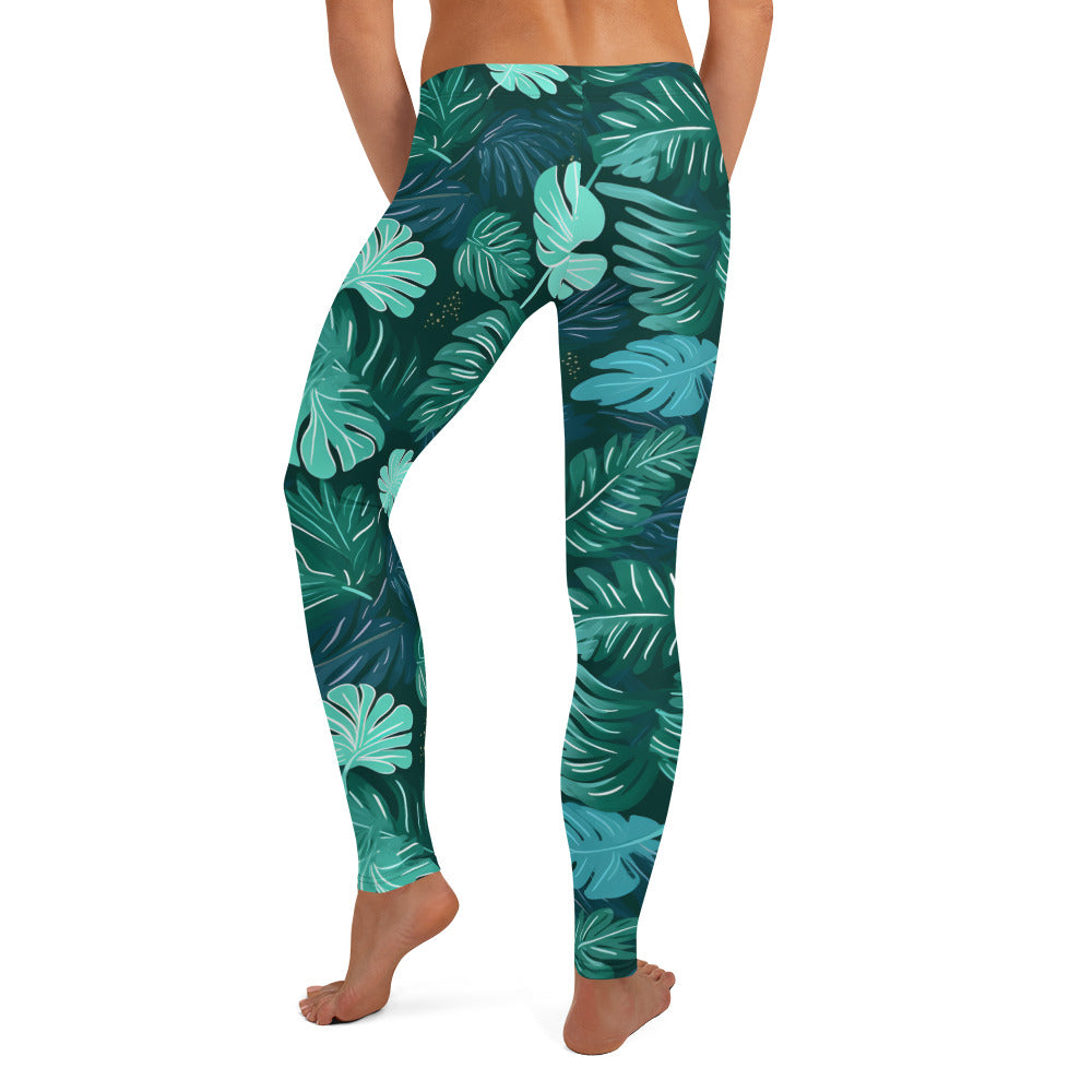 Tropical Foliage Leggings