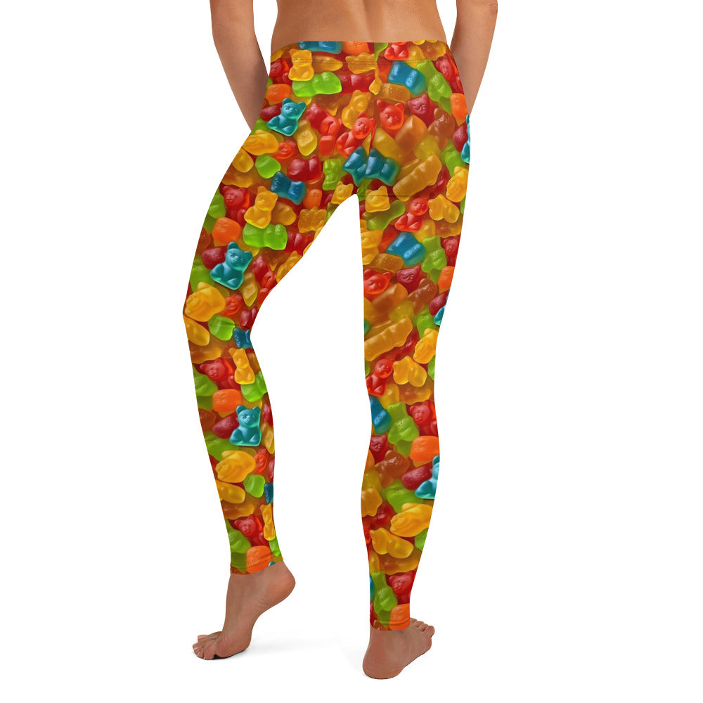 Gummy Candy Love Print Leggings