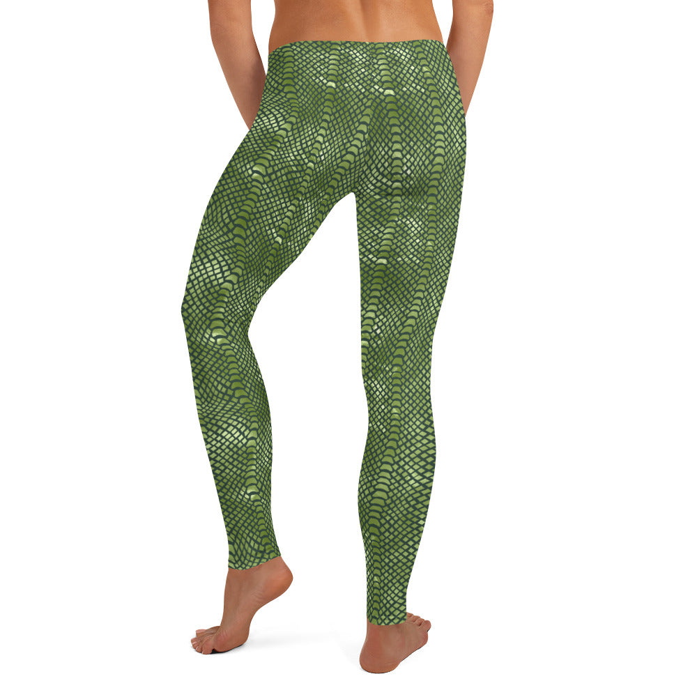 Snake Skin Print Leggings