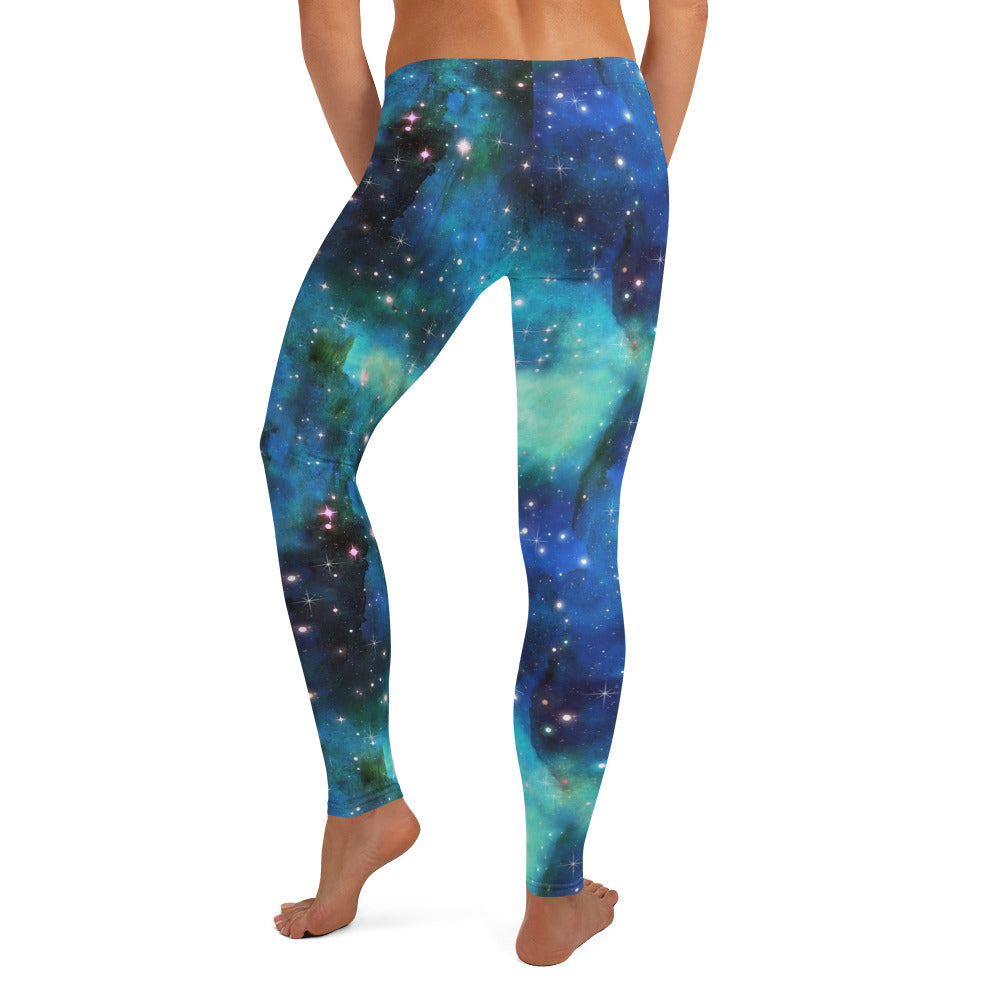 Blue Galaxy Leggings