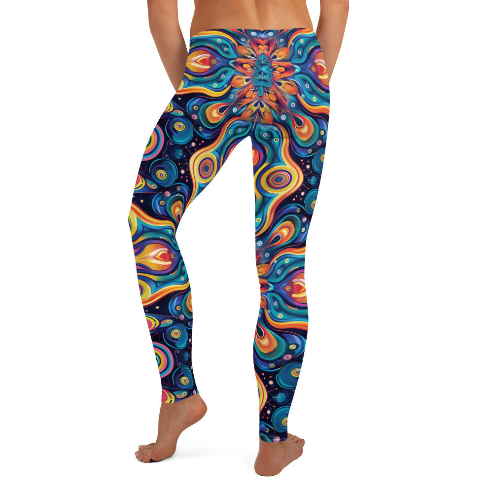 Psychedelic Illusion Pattern Leggings