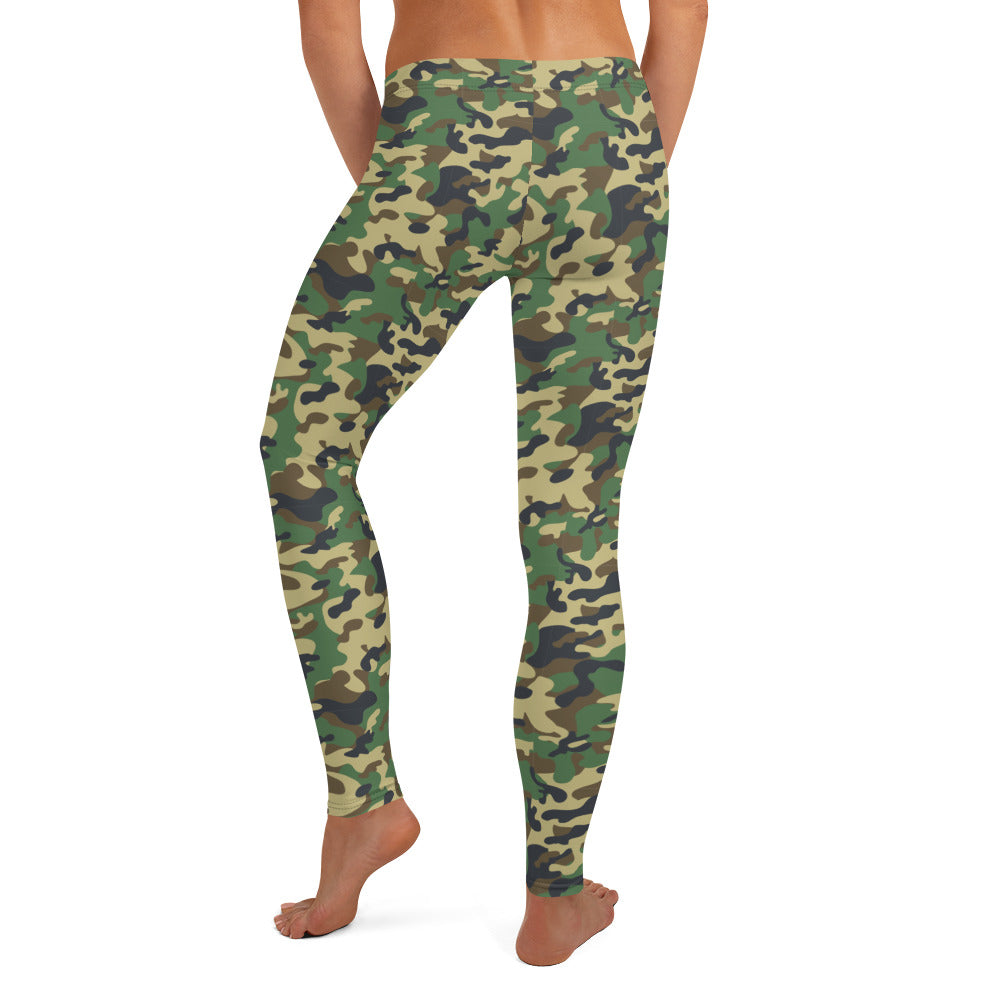 Classic Green Camo Leggings