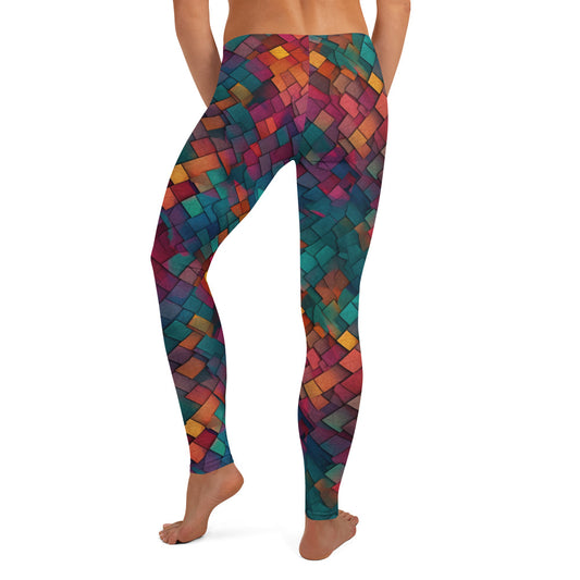 Colorful Geometric Pattern Leggings