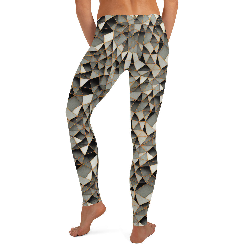 Polygon Geometric Pattern Leggings