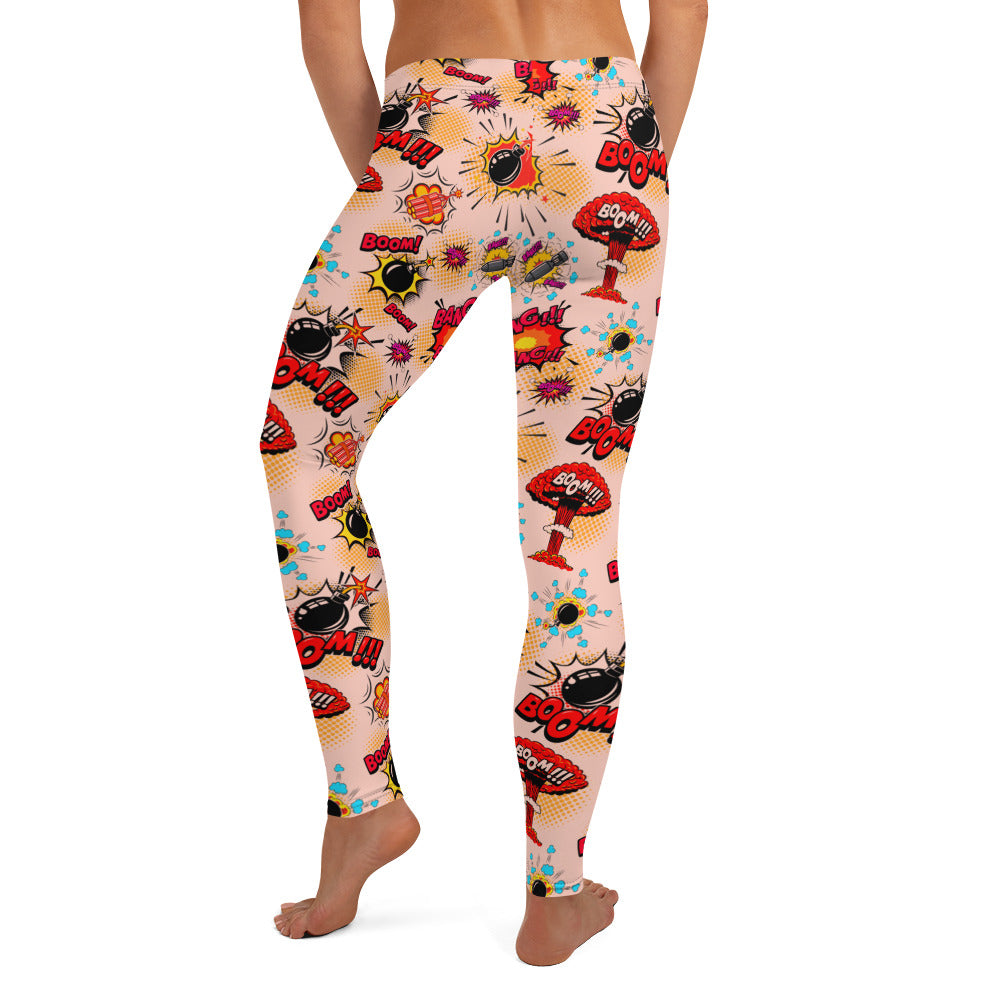 Boom Boom Comic Book Leggings