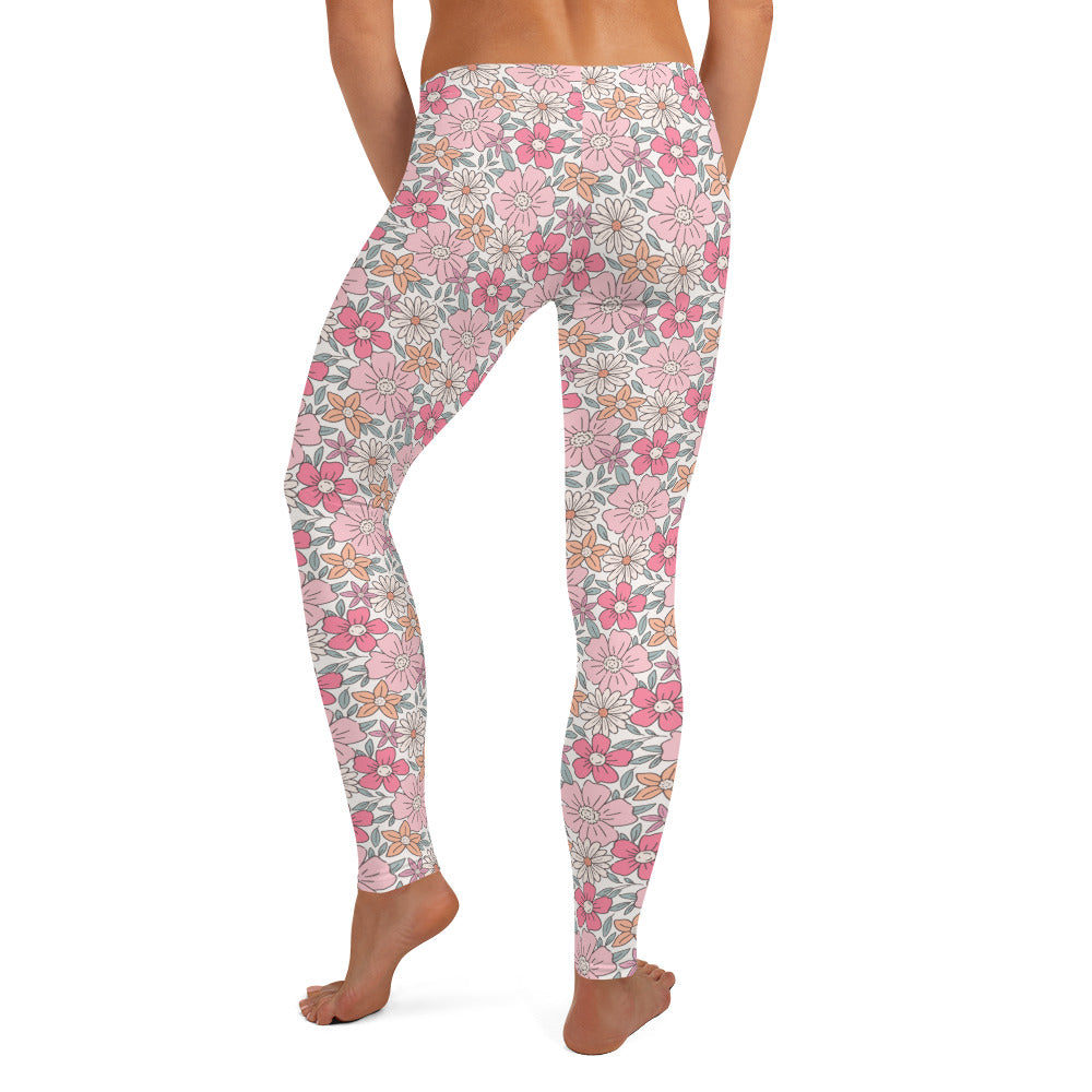 Floral Whisper Printed Leggings