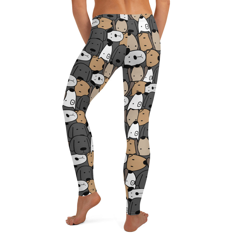 Dog Cuteness Printed Leggings