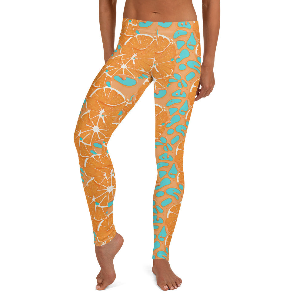 Orange Splash Leggings