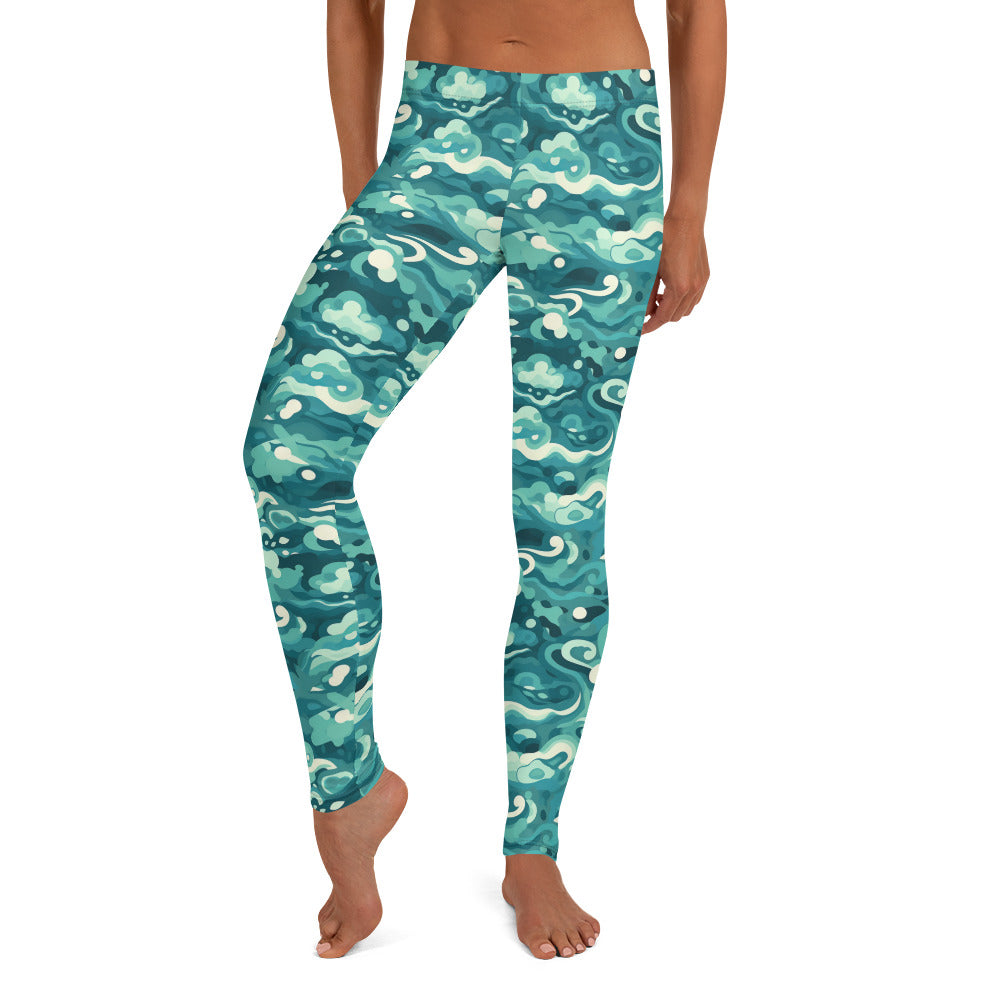 Ocean Waves Leggings