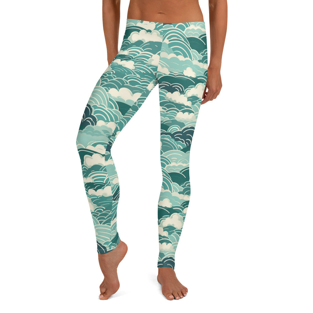 Ocean Waves Leggings