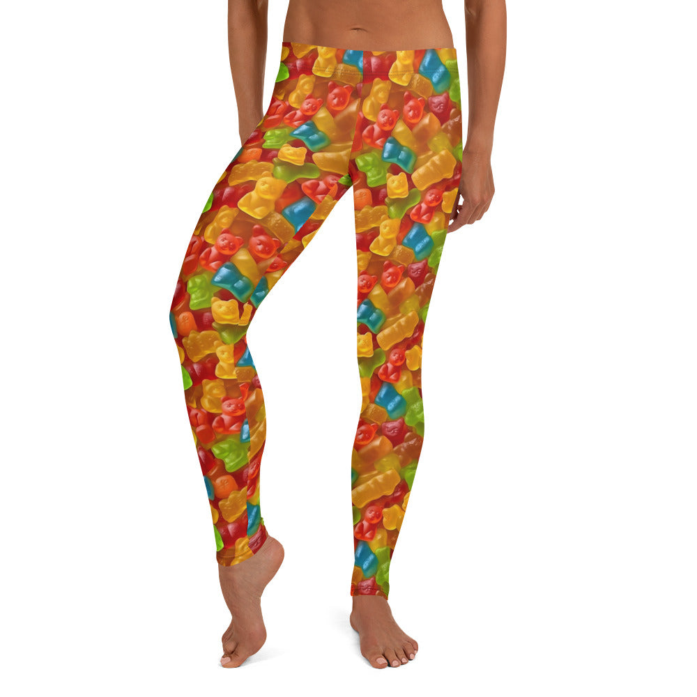 Gummy Candy Love Print Leggings