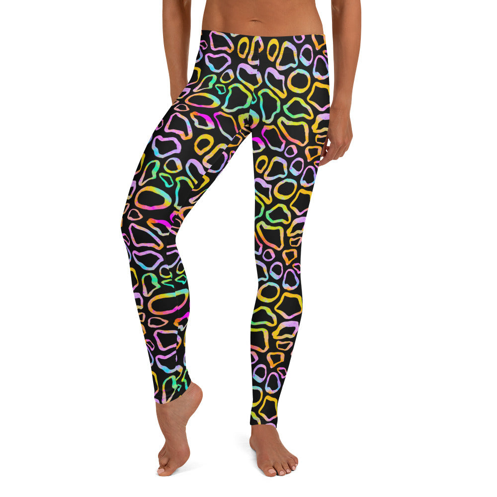 Leopard Colorful Print Leggings