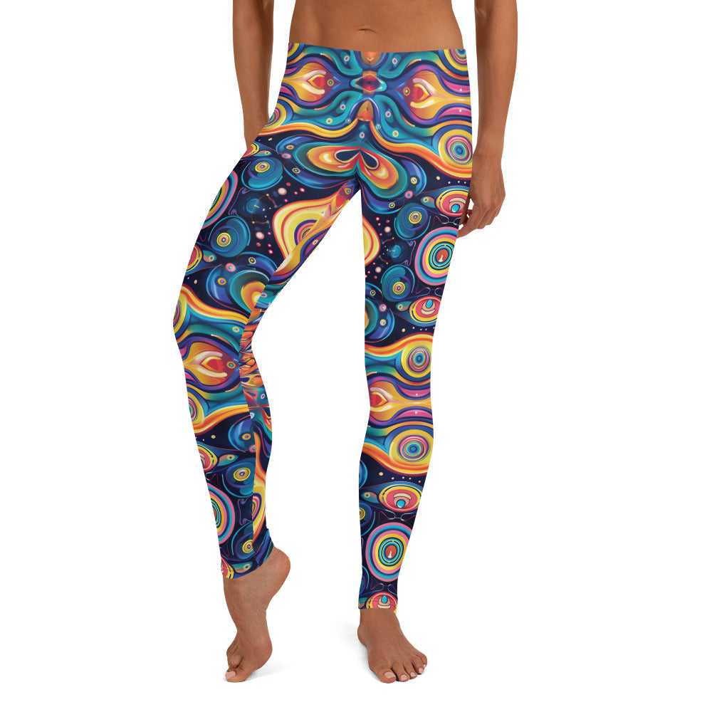 Psychedelic Illusion Pattern Leggings