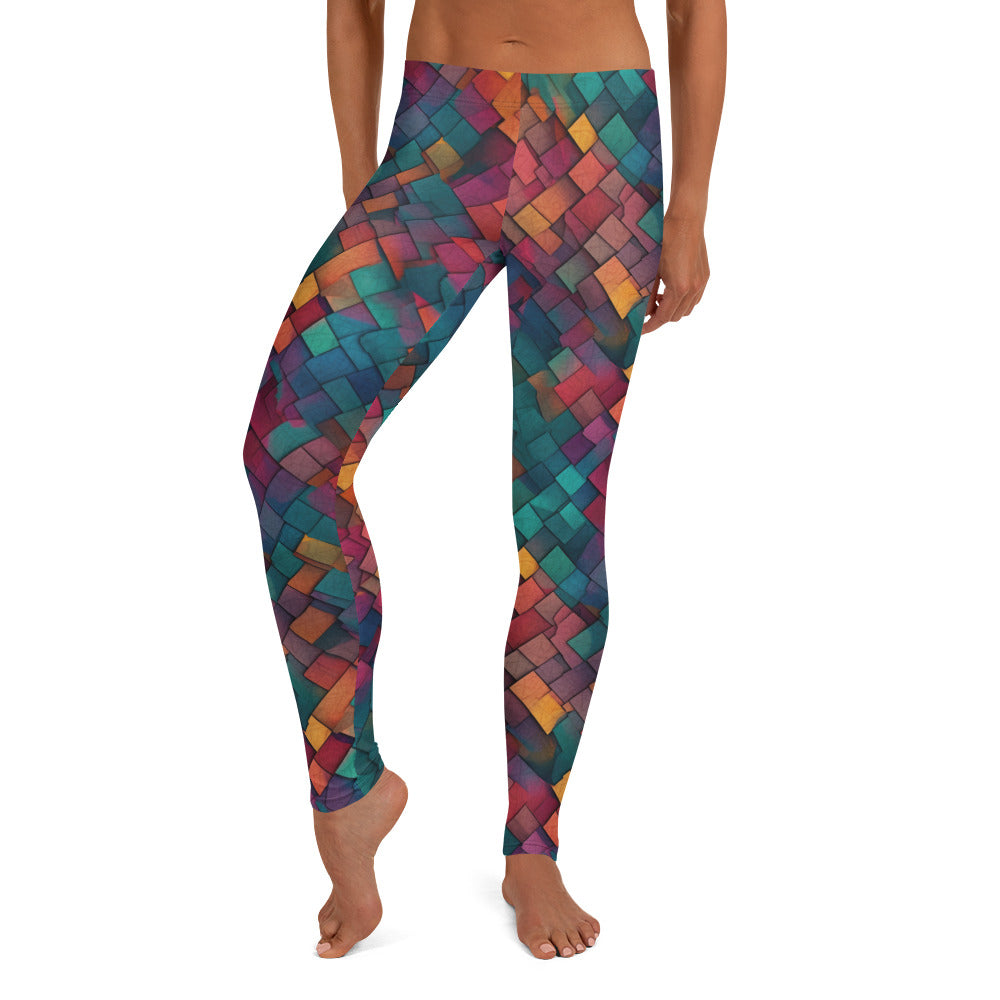 Colorful Geometric Pattern Leggings