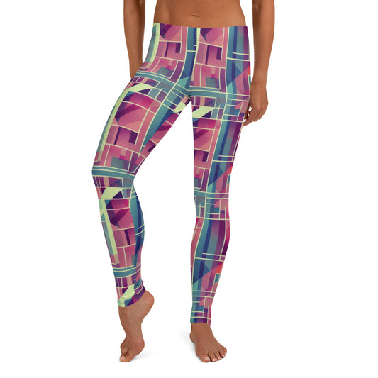 Square Geometric Pattern Leggings