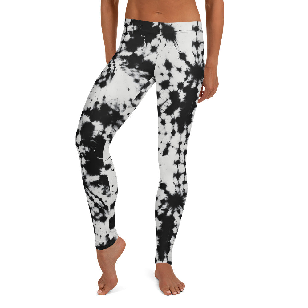 Black Tie Dye Leggings