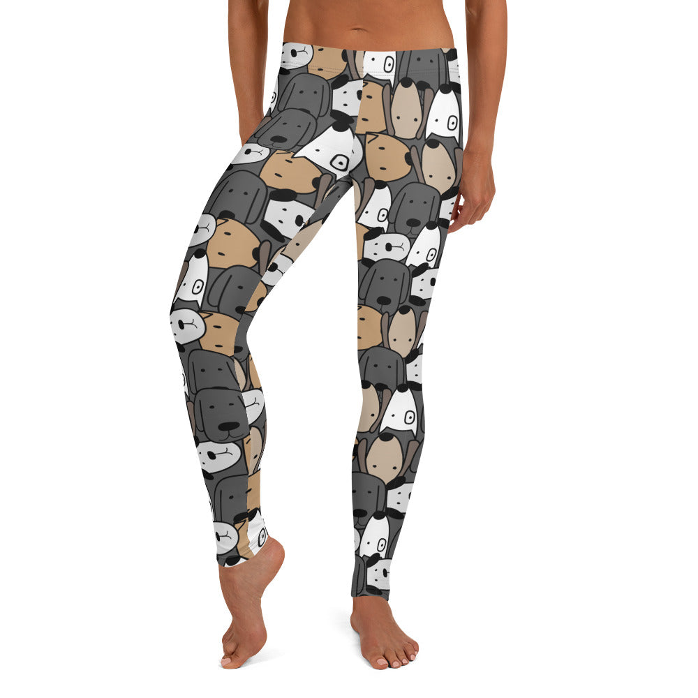 Dog Cuteness Printed Leggings