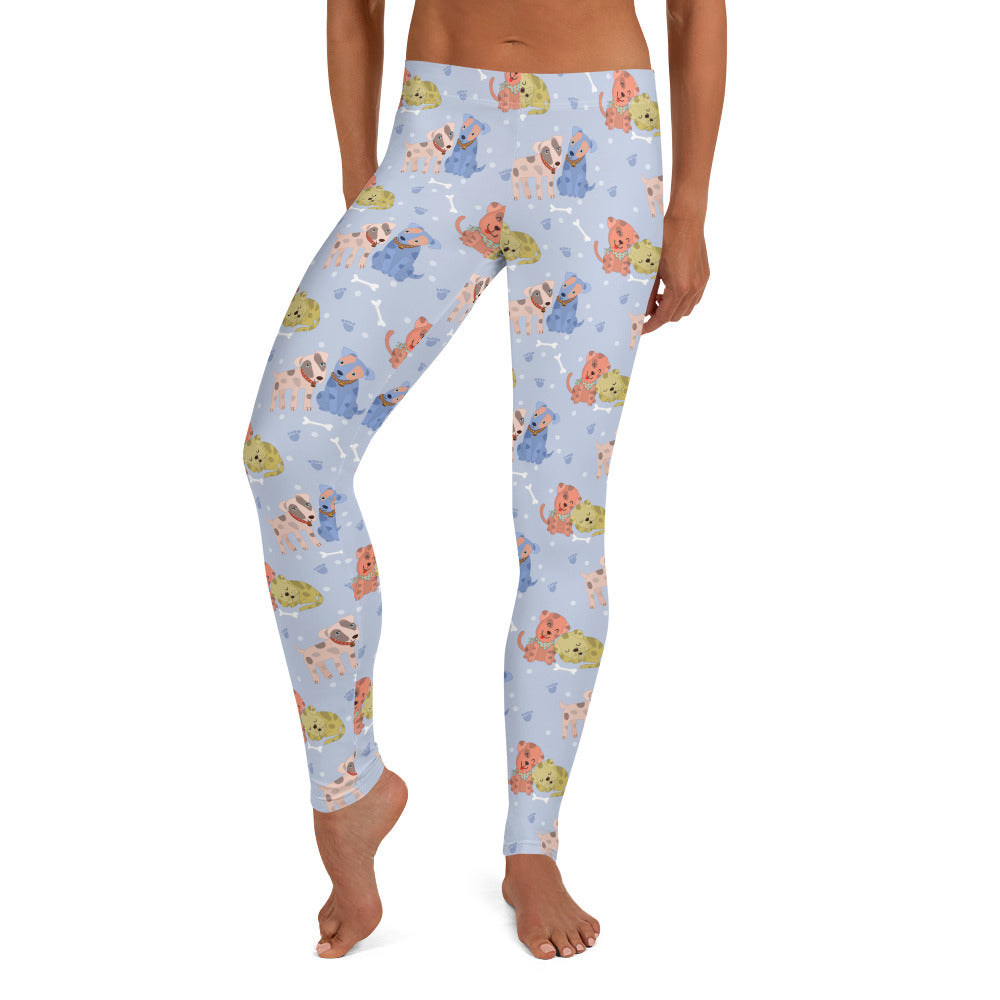 Loving Cute Dogs & Cats Printed Leggings