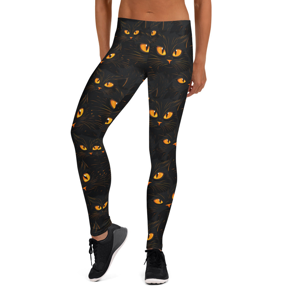 Spooky Cat Eyes Leggings