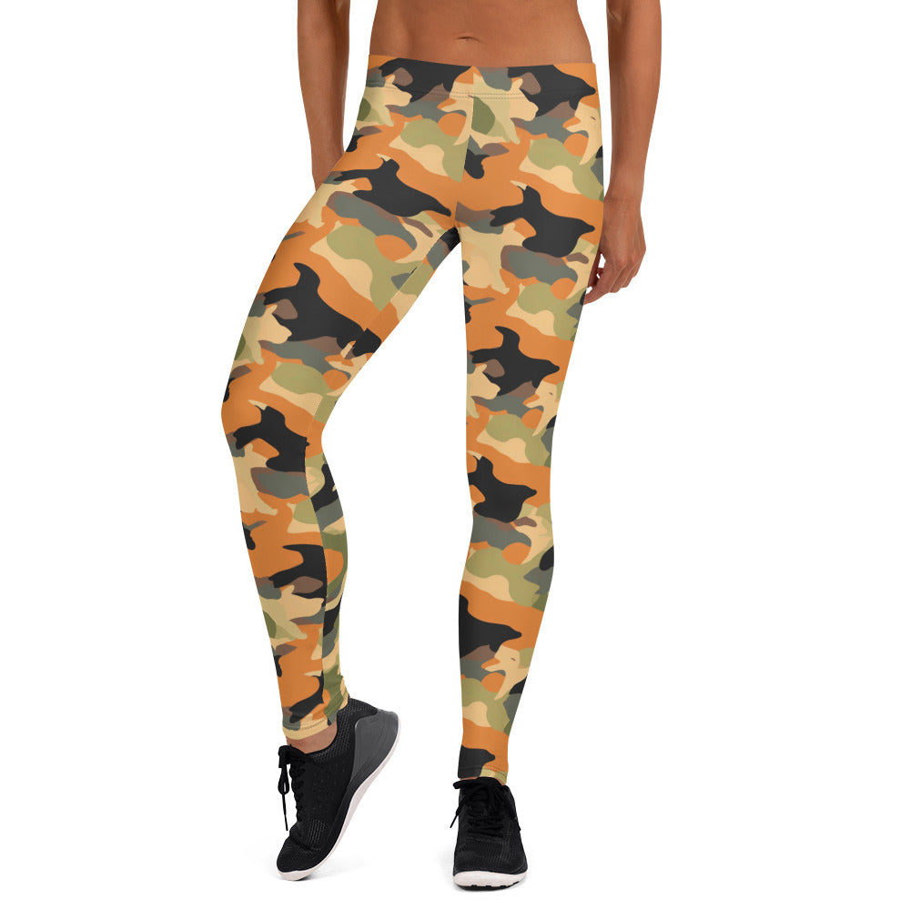 Fall Colors Camouflage Leggings