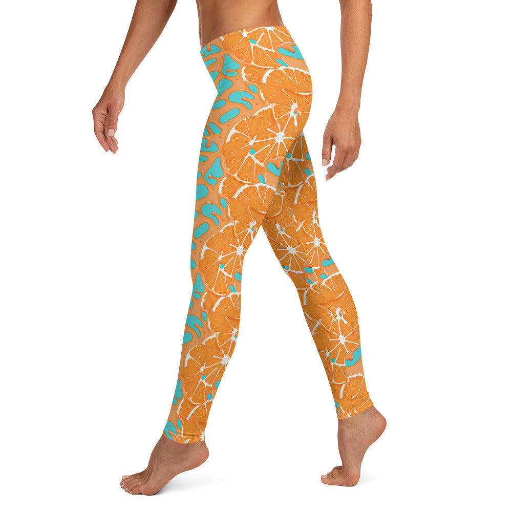 Orange Splash Leggings