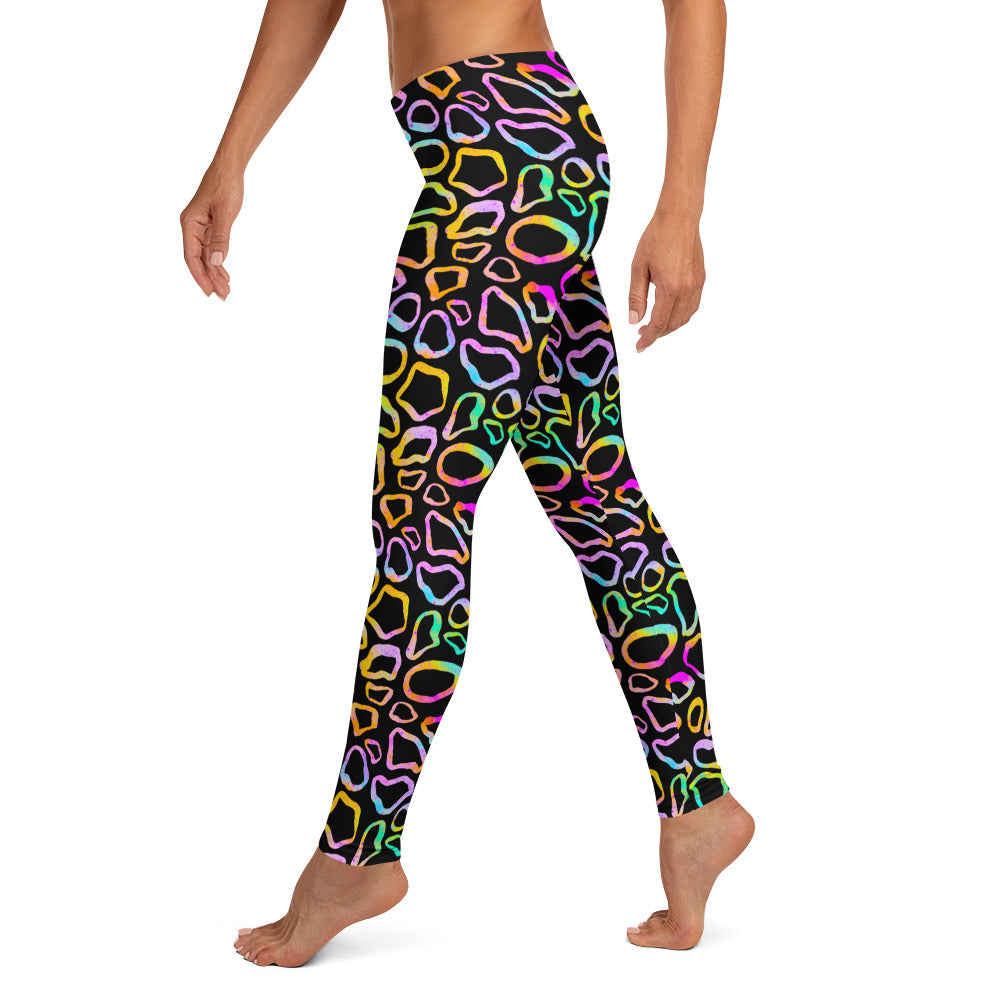 Leopard Colorful Print Leggings