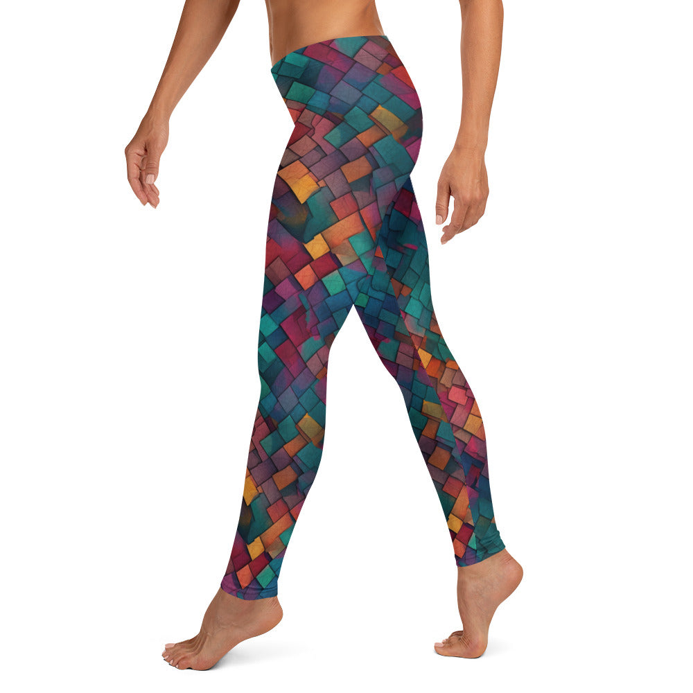 Colorful Geometric Pattern Leggings