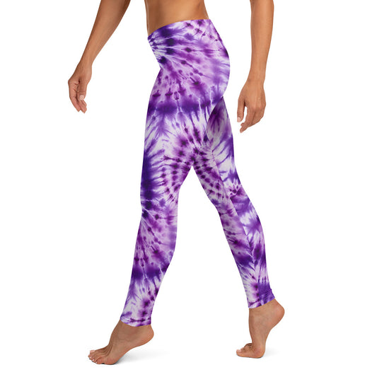 Shades of Purple Tie Dye Leggings