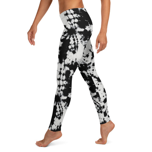 Black Tie Dye Leggings