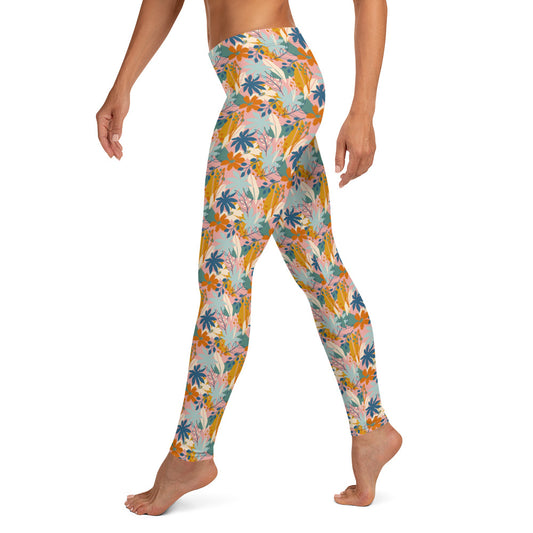 Sound of Colorful Leaves Leggings