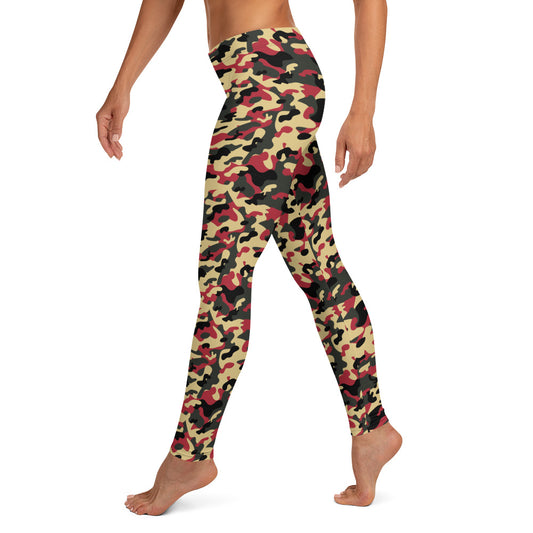 Red Dots Camouflage Leggings