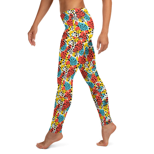 Abstract Pop Art Printed Leggings