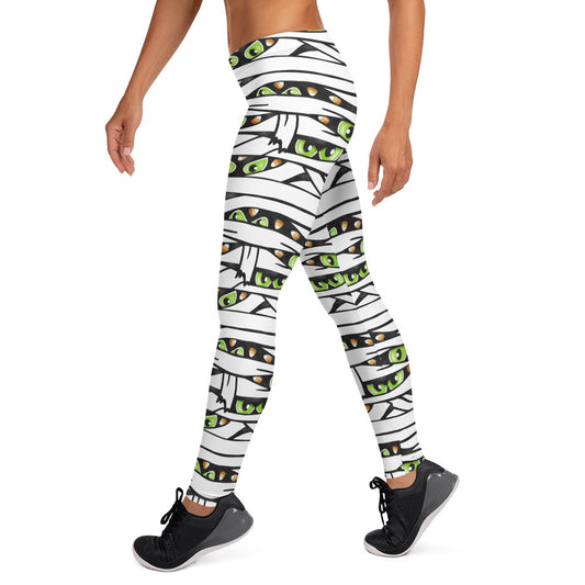 Spooky Eyes Mummy Leggings