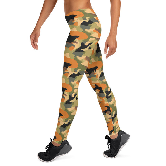 Fall Colors Camouflage Leggings