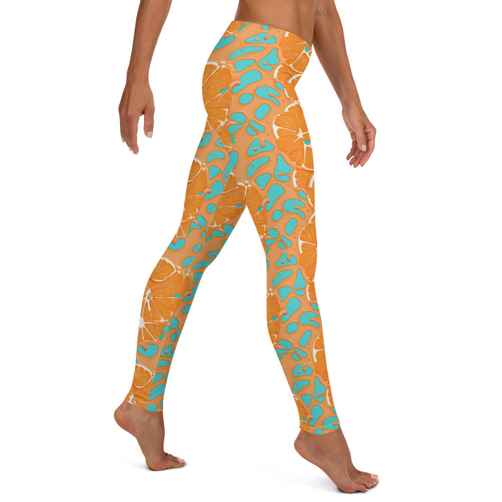 Orange Splash Leggings