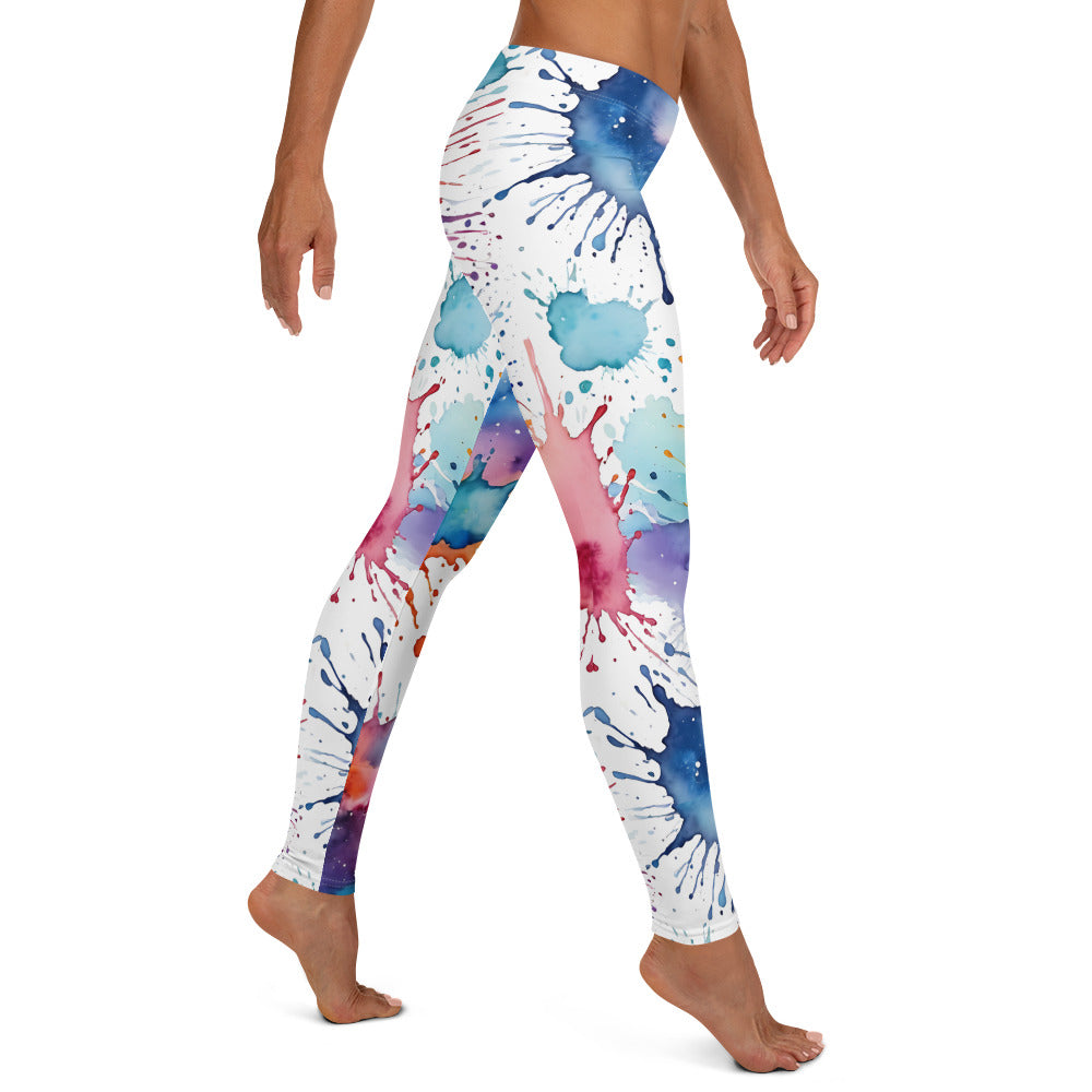 Water Color Splash Leggings