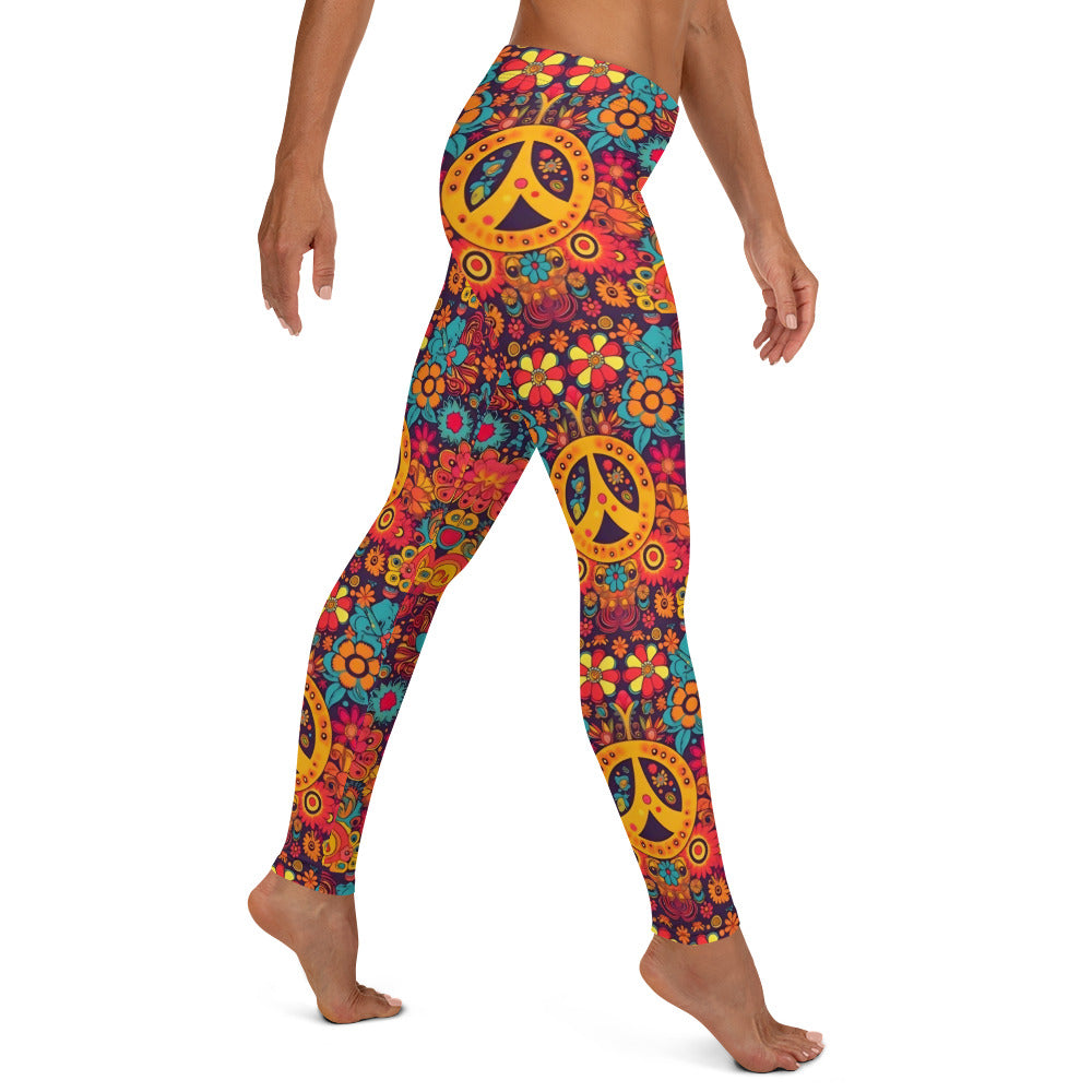 Peace & Be Hippie Leggings