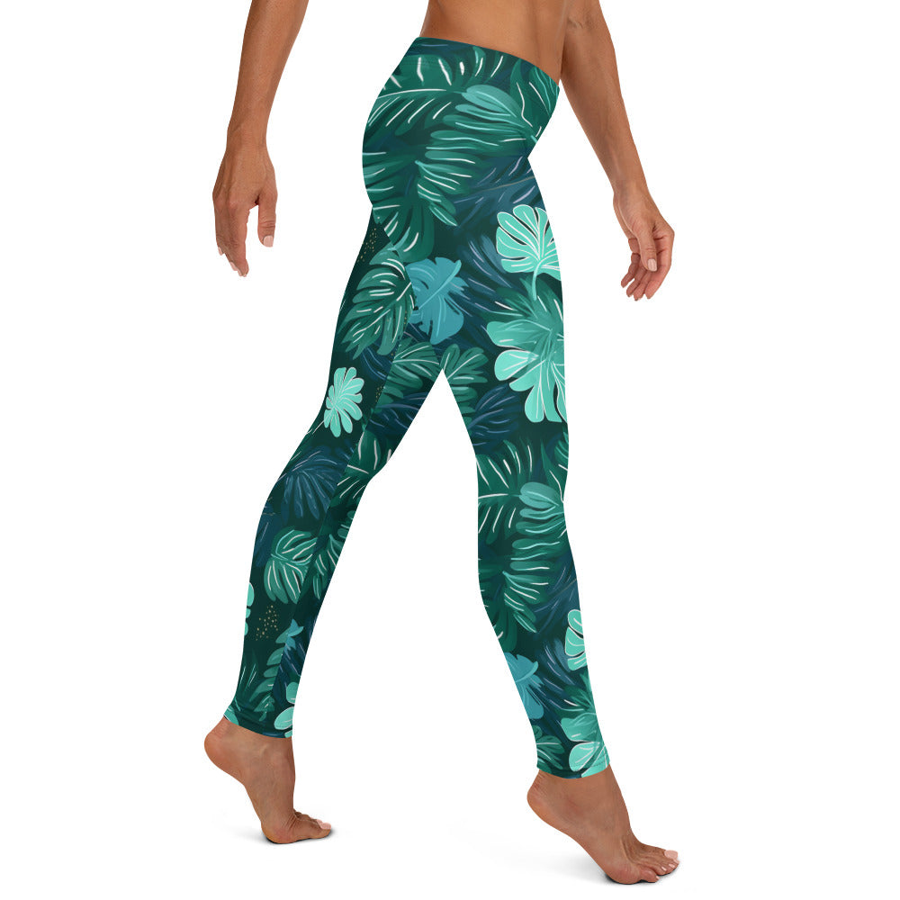 Tropical Foliage Leggings