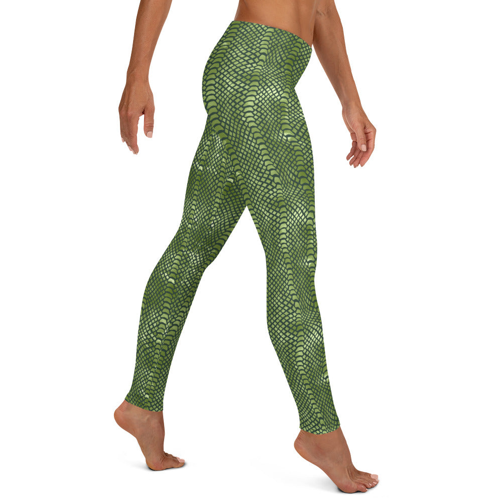 Snake Skin Print Leggings