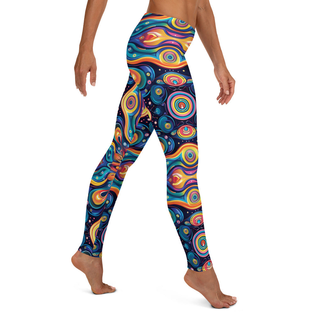 Psychedelic Illusion Pattern Leggings