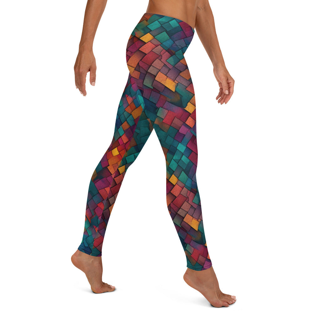 Colorful Geometric Pattern Leggings