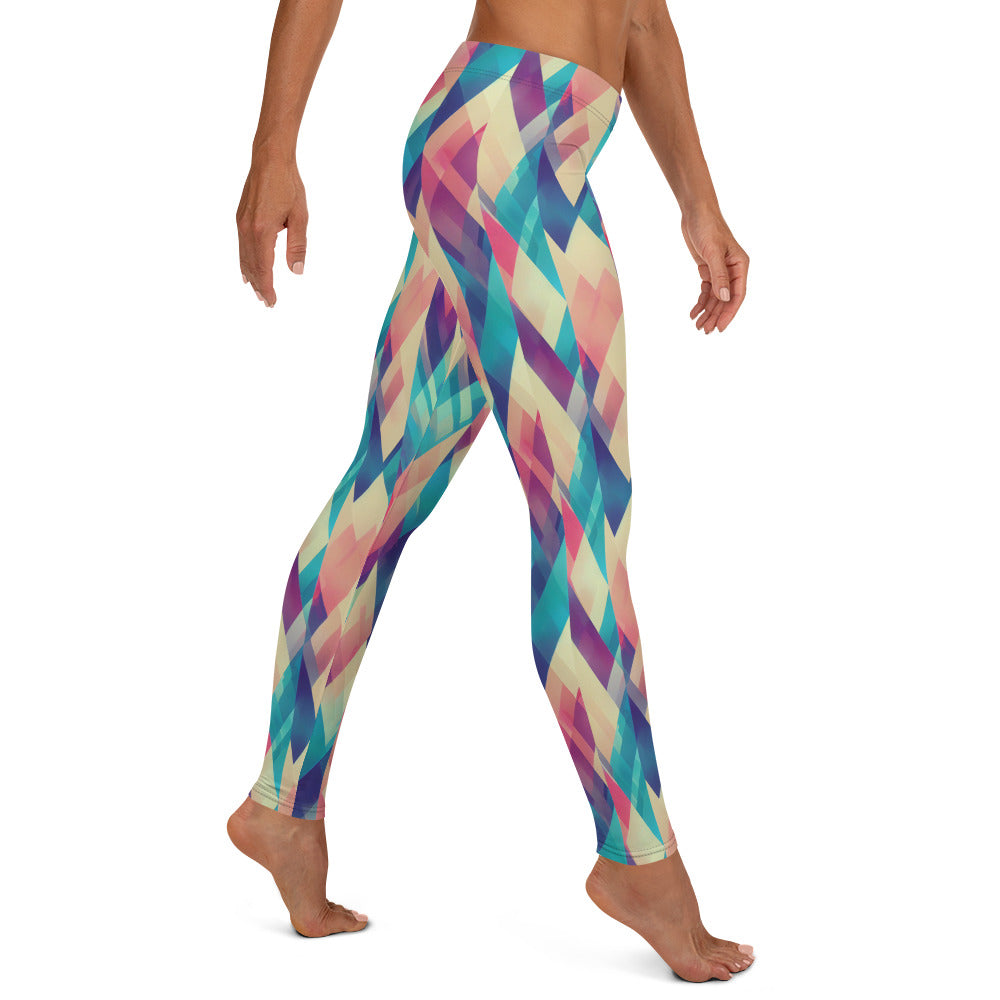 Colorful Geometric Pattern Leggings